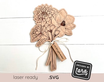 SVG Laser mom mothers day floral flowers sign mom file, glowforge file, laser cut files, glowforge svg, laser file, svg file