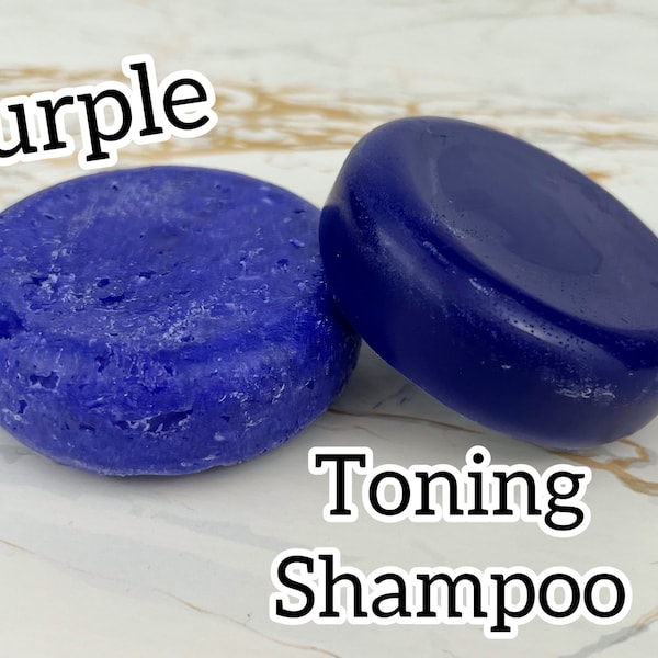 Purple Toning Shampoo, Blonde Hair Shampoo, Solid Shampoo and Conditioner Bar Set Syndet Shampoo Conditioner Zero Waste Shampoo