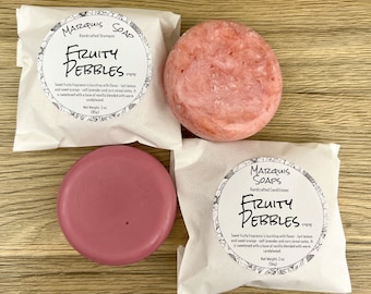 Fruity Pebbles type Shampoo and Conditioner Bar Sets Syndet Solid Zero Waste Shampoo Conditioner