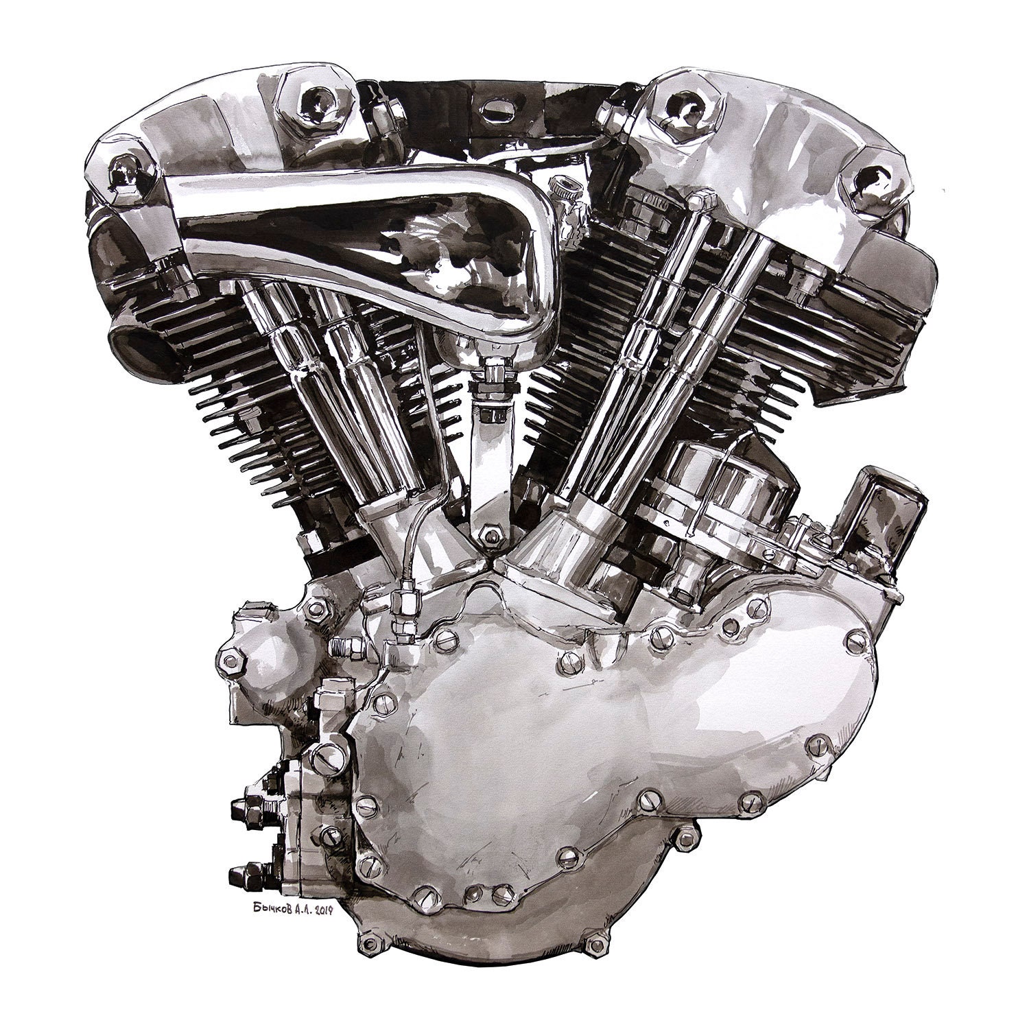 1936 knucklehead engine