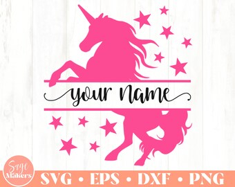 Download Unicorn Monogram Svg Etsy PSD Mockup Templates