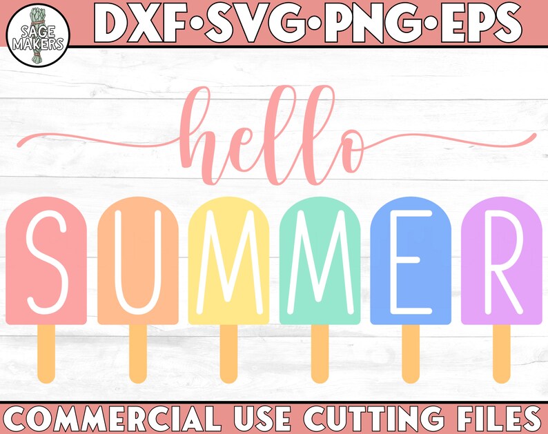 Download Hello Summer SVG Design Summer Svg Files For Cricut | Etsy