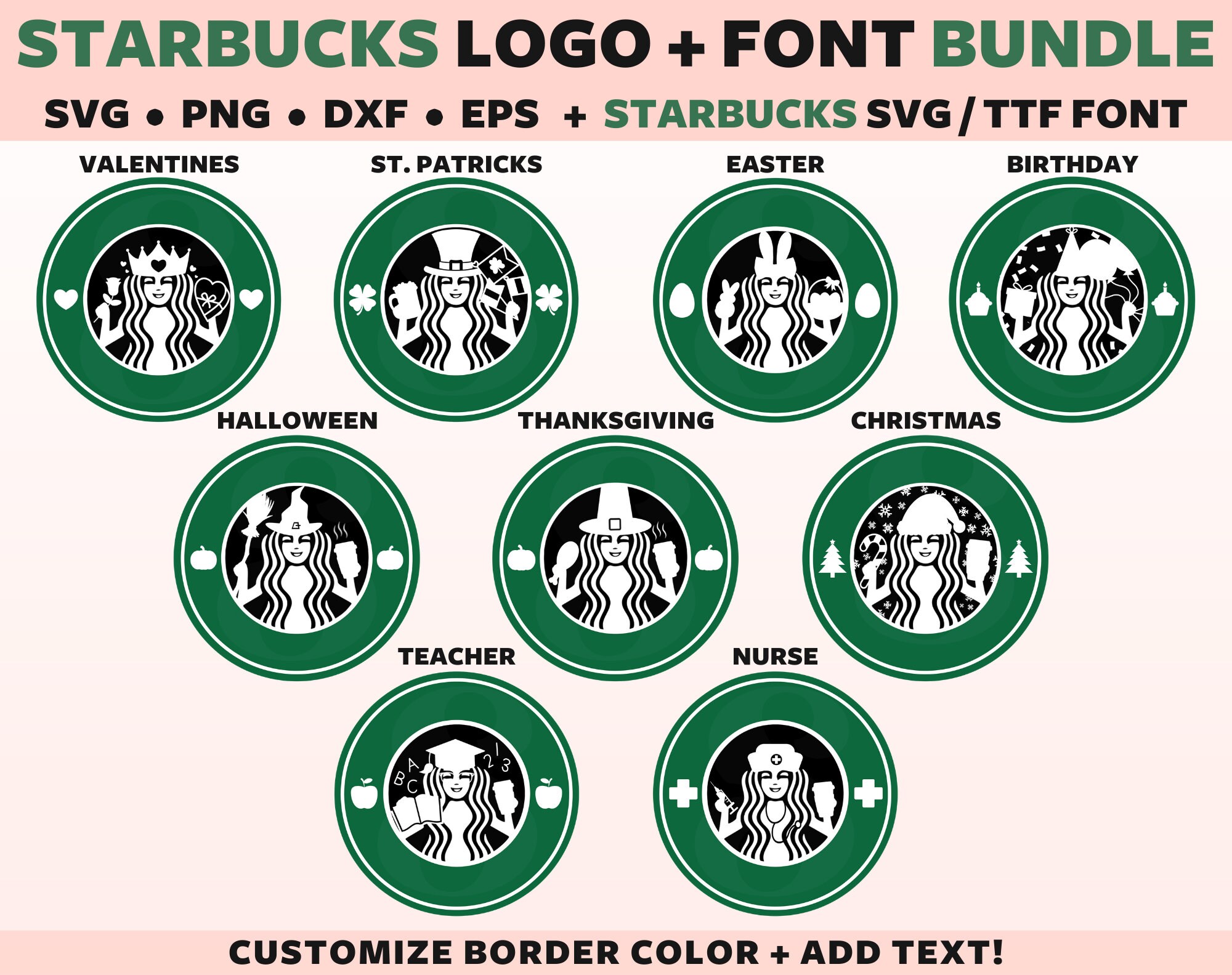 Download Starbucks Logo SVG Bundle Starbucks Cup Svg Halloween Svg ...
