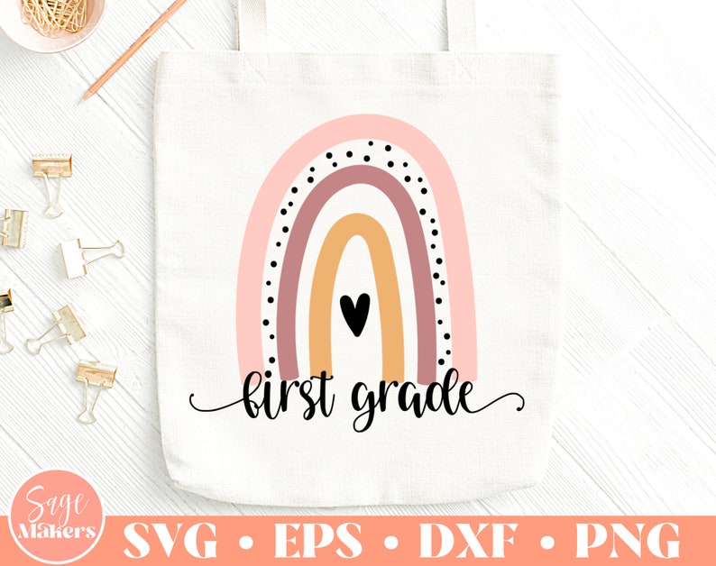 Download Rainbow SVG Design Teacher Svg Files For Cricut 1st Grade ...