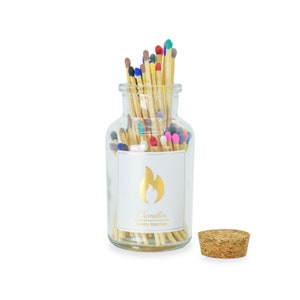 3&quot; - Matchsticks in Jar - Perfect for Gifts, Match Holder Bottle, Match Striker Bottom by Chandler Studio