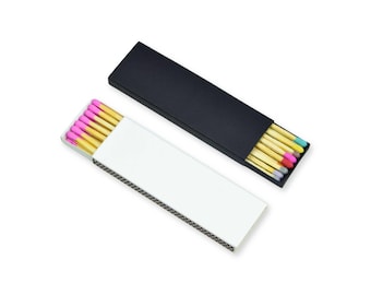 10cm lange Streichhölzer, Streichholzschachtel, für, Hochzeit, kleines Geschenk, bunt, Streichholzschachtel