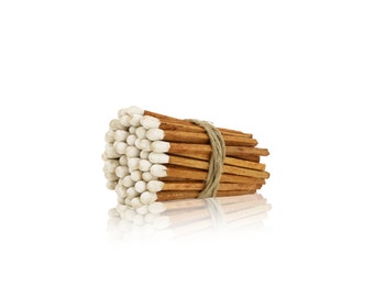 2" Long Matches - Matchbox Refill , Wedding Matches - Wholesale Bulk Matches - Brown / White