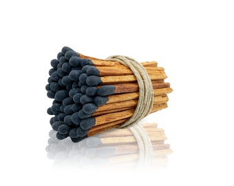 2” Long Matches - Matchbox Refill , Wedding Matches - Wholesale Bulk Matches - Brown / Black