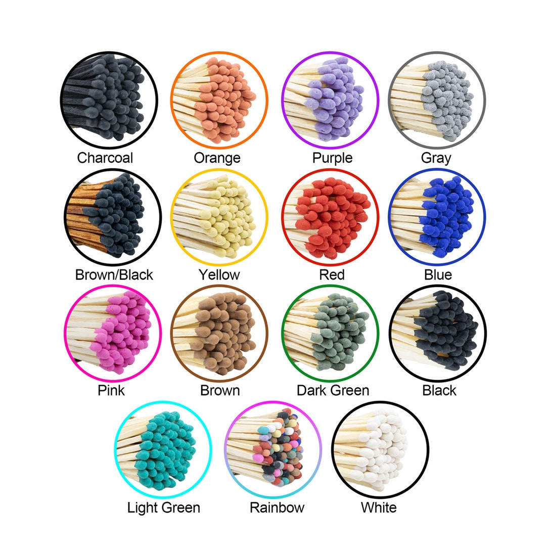 2 Inch Long Wooden Matchsticks for Home Decor Wedding Favors Crafts