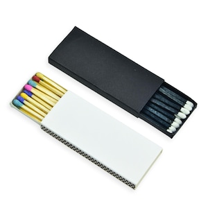 3&quot; Inch Long, Wooden Matchsticks, Matchboxes, for, weddings, small gift, colorful, matchbox