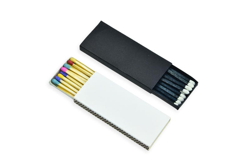 3 Zoll lange Streichhölzer, Streichholzschachteln, für, Hochzeit, kleines Geschenk, bunt, Streichholzschachtel Bild 1