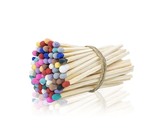 3” Long Matches - Matchbox Refill , Wedding Matches - Wholesale Bulk Matches - Mix Colors