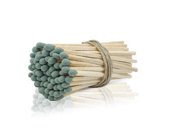 3” Long Matches - Matchbox Refill , Wedding Matches - Wholesale Bulk Matches - Dark Green