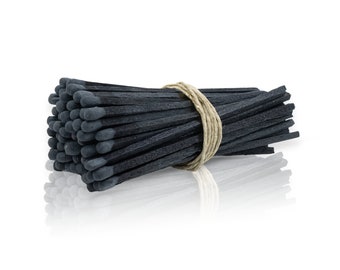 4” Long Matches - Matchbox Refill , Wedding Matches - Wholesale Bulk Matches - Charcoal
