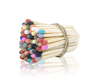 2&quot; Long Matches - Matchbox Refill , Wedding Matches - Wholesale Bulk Matches - Mix Color