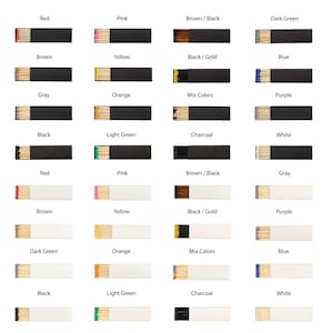 3 Zoll lange Streichhölzer, Streichholzschachteln, für, Hochzeit, kleines Geschenk, bunt, Streichholzschachtel Bild 10