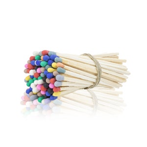 4” Long Matches - Matchbox Refill , Wedding Matches - Wholesale Bulk Matches - Mix Colors