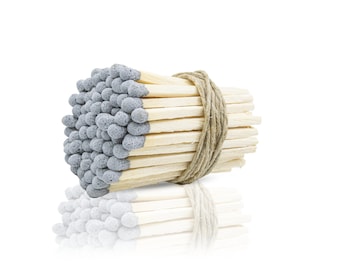 2" Long Matches - Matchbox Refill , Wedding Matches - Wholesale Bulk Matches - Gray