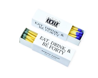 Customizable Birthday Matchboxes – Set of 10 – Fun Birthday Design – Colorful Matchsticks – Perfect for Birthday Favors