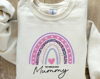 The worlds best Mummy Sweatshirt. Personalised Sweatshirt for Mum. Mummy Jumper, gift for her, Mothers day. Mothers day gift. MC