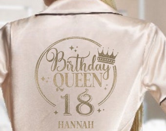 Personalised 18th Birthday Pyjamas. 18th Birthday pjs. Eighteenth Birthday pyjamas. 18th Birthday Gift, 18th Birthday, birthday gift for her