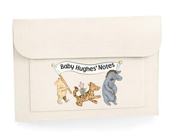 Personalised Baby Notes Folder: New Mum Keepsake Document Organiser