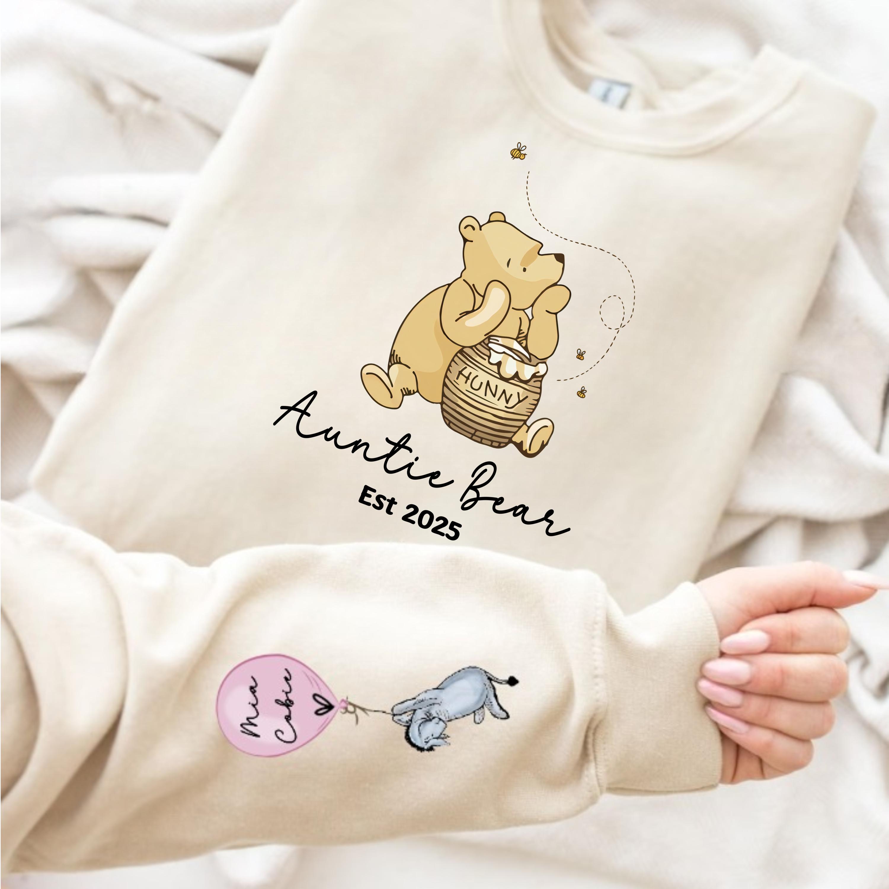 Personalized Auntie Bear Sweatshirt: Winnie the Pooh Gift