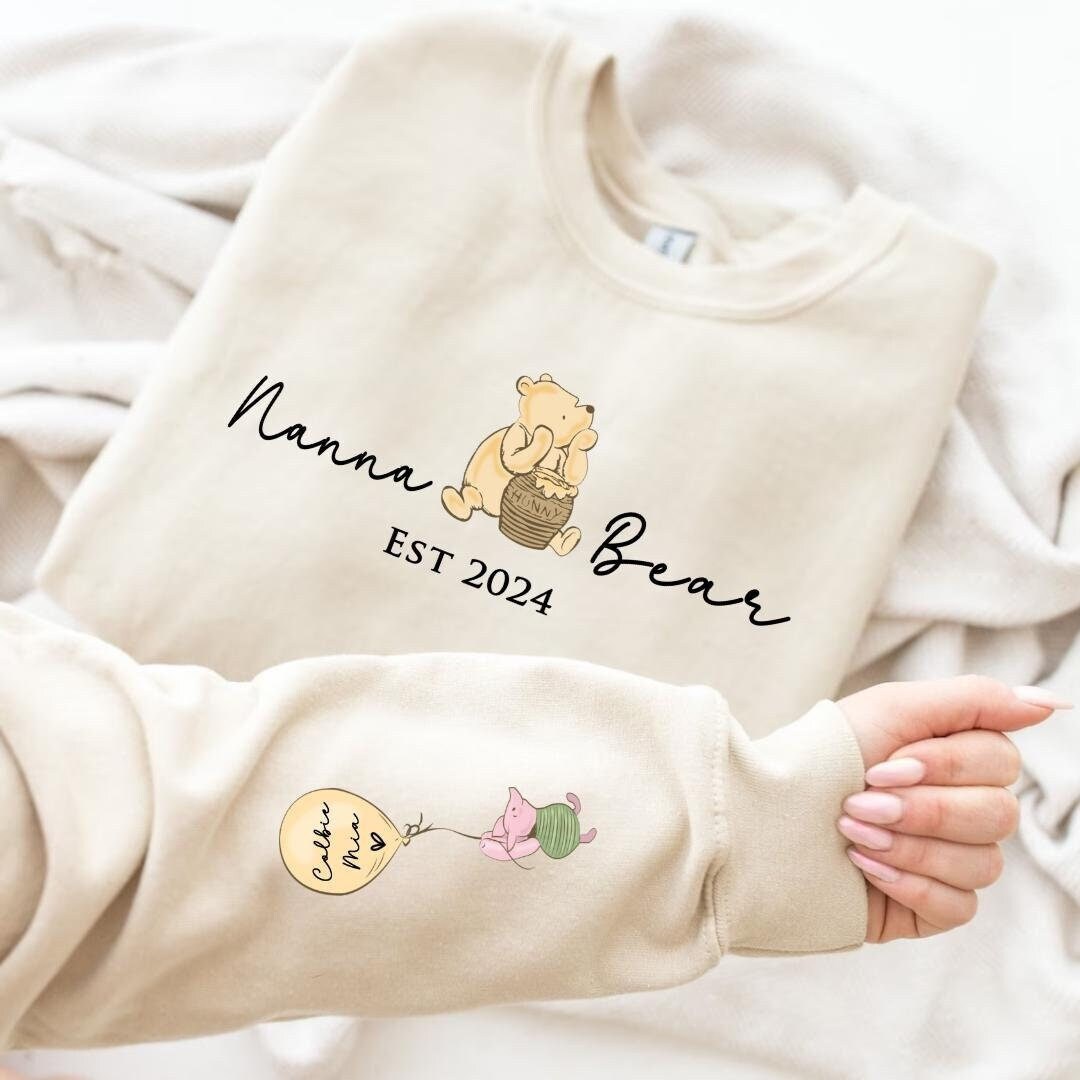 Sweat Nanna Sweat Nanna personnalisé avec les noms des