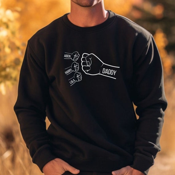 Sweat shirt pour la fete des peres. Pull personnalise pour papa. Papa pull fete des peres. Sweat personnalise. Haut pour papa pull pour papa. Etsy France