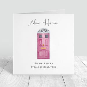 Tarjeta de nuevo hogar, tarjeta de mudanza, nueva casa juntos, tarjeta personalizada de nuevo hogar, regalo de inauguración de la casa, tarjeta de inauguración de la casa, nueva casa personalizada