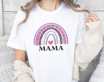 Mama T shirt. Personalised Mummy t shirt. Mothers day gift. Gift for her. Bespoke t shirt. Mum T-Shirt.