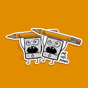Doodlebob Sticker | Spongebob | Cute Stickers | Pop Culture | Bikini Bottom | Aesthetic