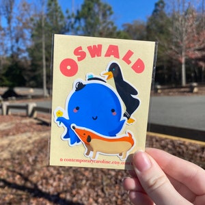 Oswald Octopus Fridge Magnets | Refrigerator Packs | Cartoon Magnets | Cute Kawaii Magnets |