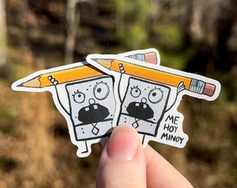 Doodlebob Sticker | Spongebob | Cute Stickers | Pop Culture | Bikini Bottom | Aesthetic