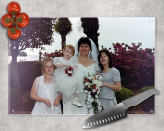 Custom photo designed-Glass cutting board-personzlie