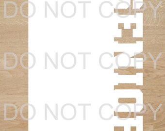 Senior Photo Frame Blank: MDF Sublimation Sign (4x6/5x7)