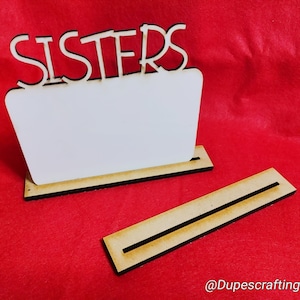 Tiered tray stand/blanks stand/sign stand/photo stand/base stand