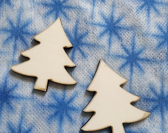 Sublimation Tree Blanks: MDF Badge Reel/Hair Bow Centers (Set of 10)