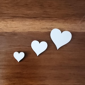 SUBLIMATION blank heart stud earrings/sublimation heart earrings .5, .75, and 1 inch