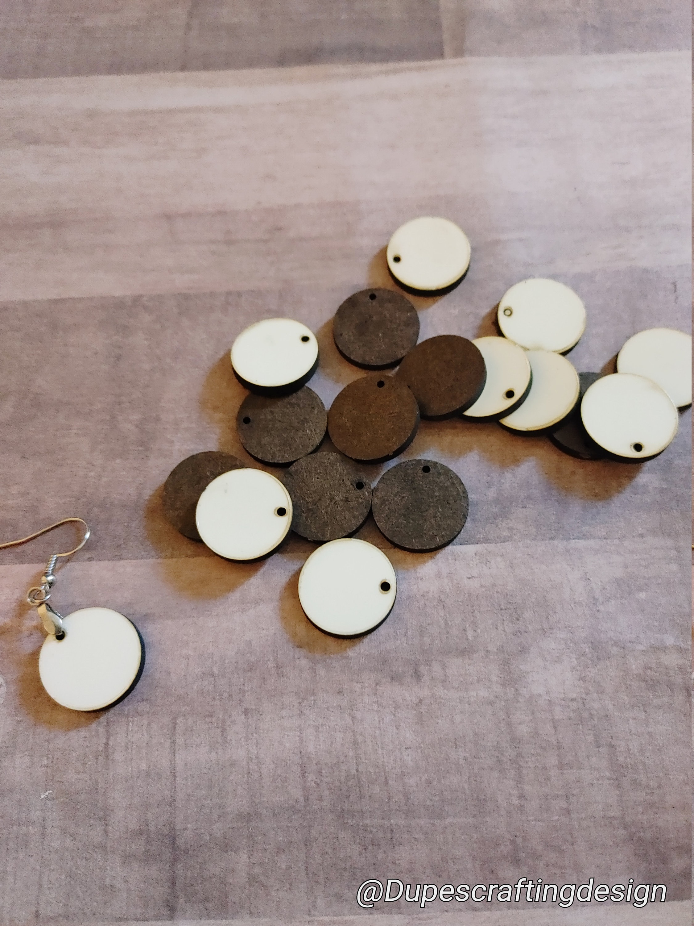  100PCS Natural Wooden Craft Rings 70mm/2.75inch Unfinished Wood  Loop Circle Pendant Connectors Jewelry Making Accessory