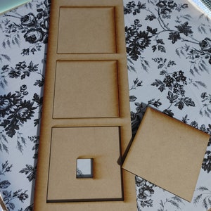 DIY Leaning Ladder Interchangeable, Wood Ladder Home Decor, Unfinished Blanks to Decorate yourself/MDF wood