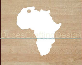 Africa Sublimation Earring Blanks: Laser Cut Hardboard, 10 Sets