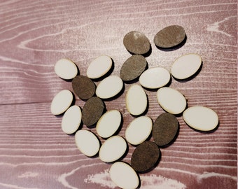 Egg Shape Sublimation Earring Blanks: Hardboard Jewelry Supplies