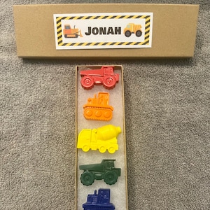 Construction Trucks Crayon Sets