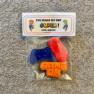 Video Game Crayon Party Favors