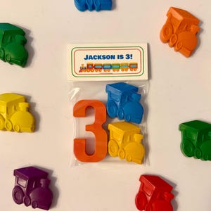 Train Party Favor Crayons