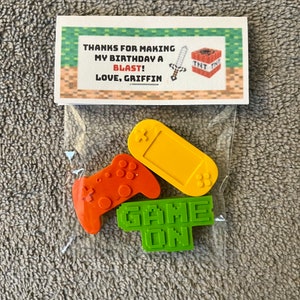 Mine Video Game Crayon Party Favors