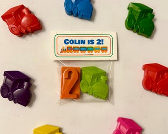 Train Party Favor Crayons