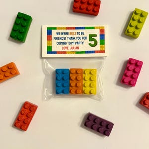 Lego Custom Party Favor Crayons