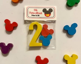 Mickey/Minnie Mouse Crayon Party Favors